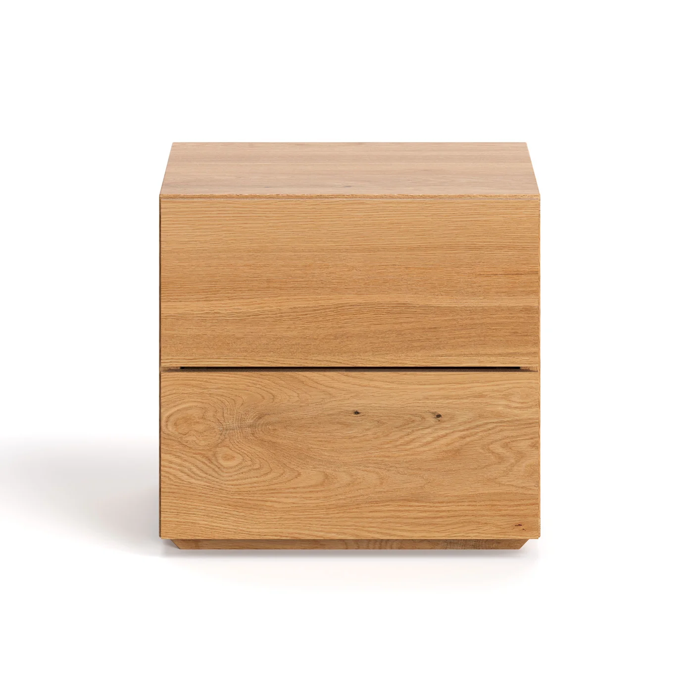Cube-Nachtschrank aus Massivholz